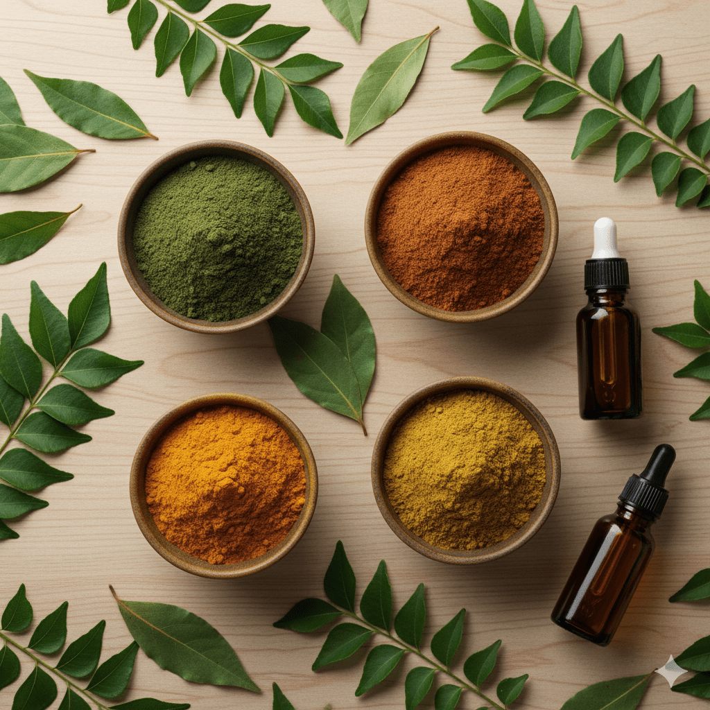 poudre indienne ayurvédique cheveux crépus